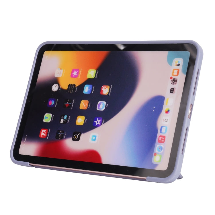 For iPad 2025 / 2022 Millet Texture PU + Silicone 3-folding Leather Tablet Case(Black) - iPad 2025 / 2022 Cases by PMC Jewellery | Online Shopping South Africa | PMC Jewellery | Buy Now Pay Later Mobicred