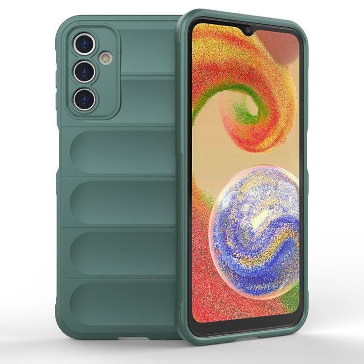 For Samsung Galaxy A14 5G Magic Shield TPU + Flannel Phone Case(Dark Green) - free shipping - PMC TechLife - Order now!
