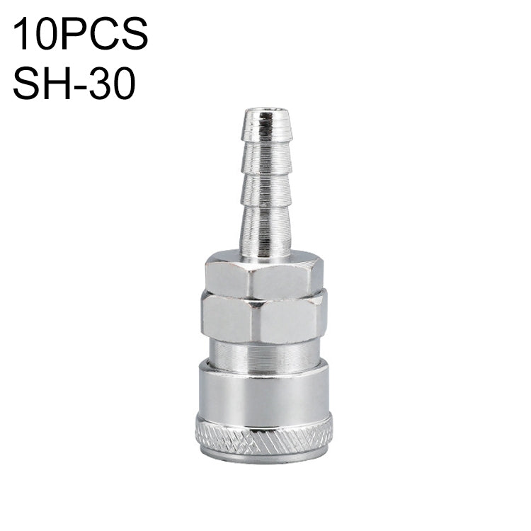 LAIZE SH-30 10pcs C-type Self-lock Air Tube Pneumatic Quick Fitting Connector - Interface Series by LAIZE | Online Shopping South Africa | PMC TechLife