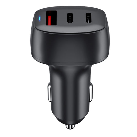 ACC-579 53W USB+ Dual USB-C/Type-C Fast Charge Car Charger(Black) - Car Charger by PMC Jewellery | Online Shopping South Africa | PMC Jewellery