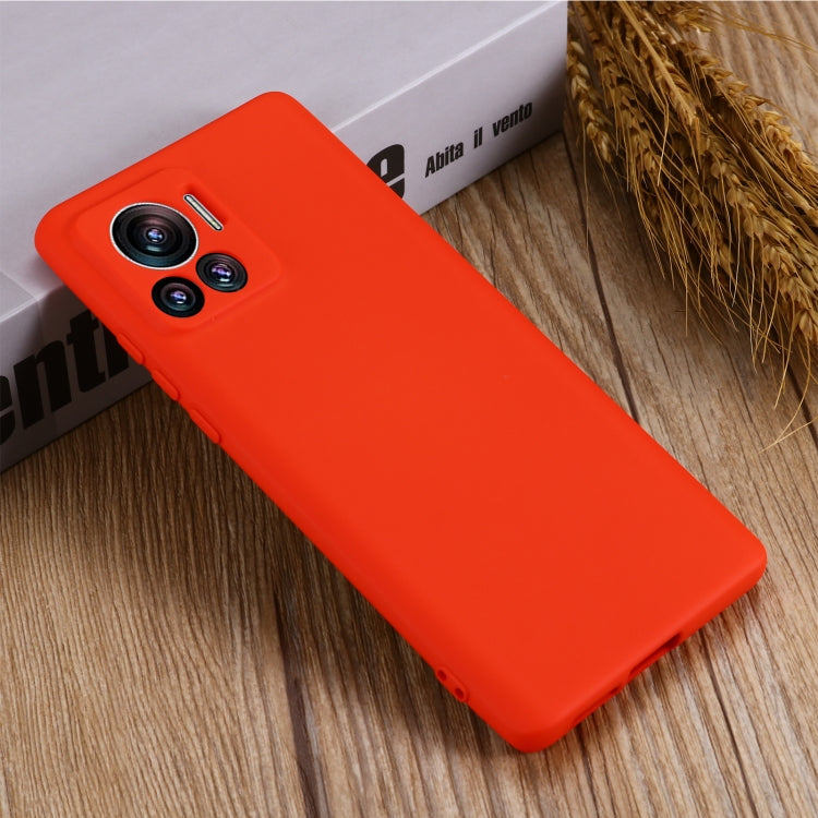 For Motorola Edge 30 Ultra / Moto X30 Pro Pure Color Liquid Silicone Shockproof Phone Case(Red) - Motorola Cases by PMC Jewellery | Online Shopping South Africa | PMC Jewellery