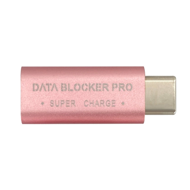 GE07 USB-C / Type-C Data Blocker Fast Charging Connector(Rose Gold) - Converter & Adapter by PMC TechLife | Online Shopping South Africa | PMC TechLife