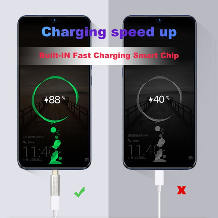 GE07 USB-C / Type-C Data Blocker Fast Charging Connector(Rose Gold) - Converter & Adapter by PMC TechLife | Online Shopping South Africa | PMC TechLife