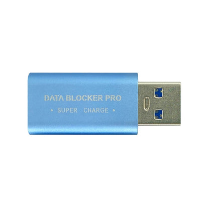 GE06 USB Data Blocker Fast Charging Connector(Blue) - Converter & Adapter by PMC Jewellery | Online Shopping South Africa | PMC Jewellery