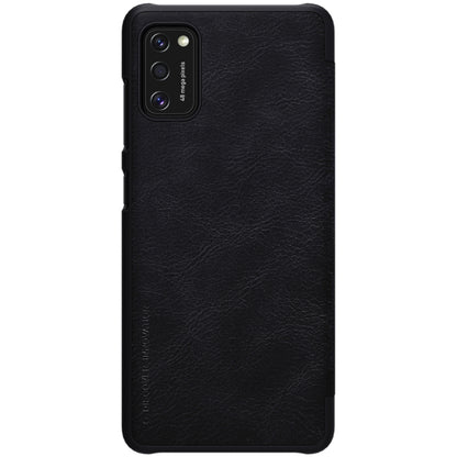 For Galaxy A41 NILLKIN QIN Series Crazy Horse Texture Horizontal Flip Leather Case With Card Slot(Black) - Galaxy Phone Cases by NILLKIN | Online Shopping South Africa | PMC Jewellery