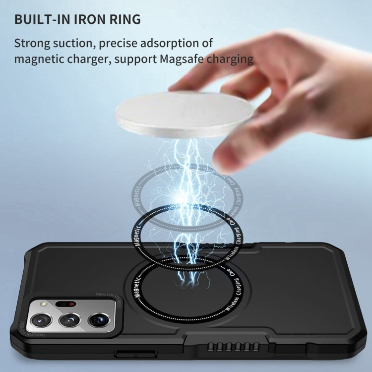 For Samsung Galaxy Note20 Ultra MagSafe Shockproof Armor Phone Case(Black) - free shipping - PMC TechLife - Order now!