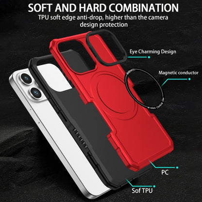 For Samsung Galaxy S20 FE MagSafe Shockproof Armor Phone Case(Red) - Galaxy S20 FE Cases by PMC Jewellery | Online Shopping South Africa | PMC Jewellery