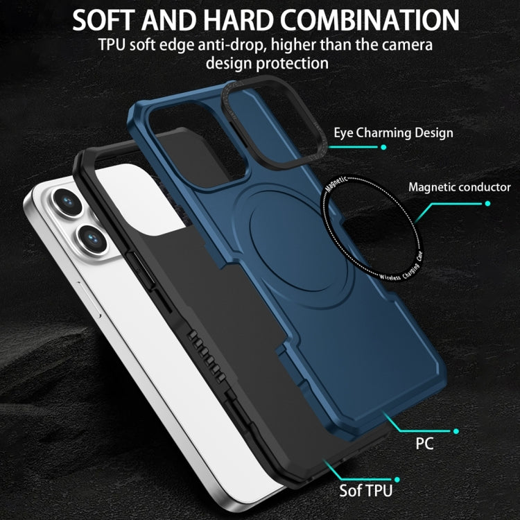 For Samsung Galaxy S20 FE MagSafe Shockproof Armor Phone Case(Dark Blue) - Galaxy S20 FE Cases by PMC Jewellery | Online Shopping South Africa | PMC Jewellery