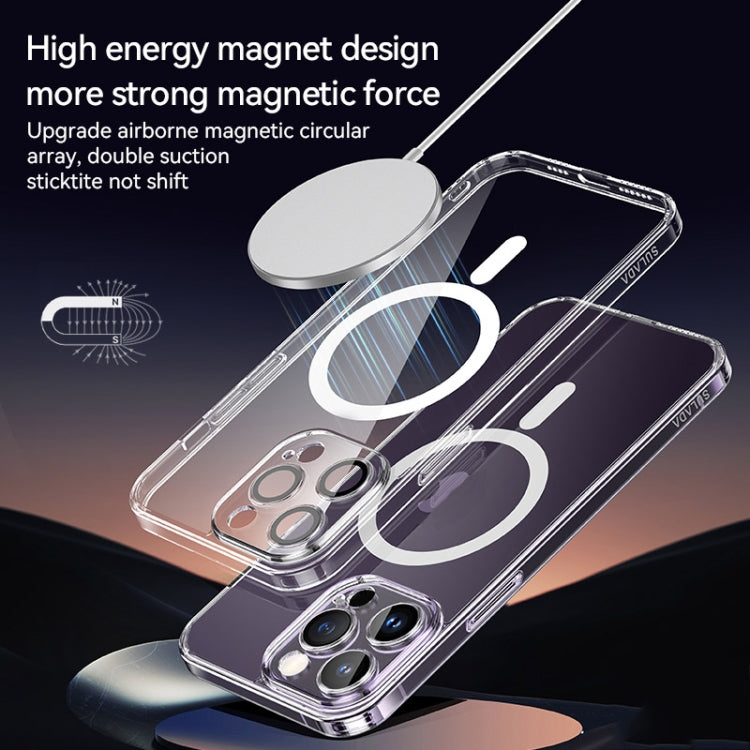 For iPhone 14 Pro SULADA Jingpin Series All-inclusive Lens Electroplated TPU Phone Case(Transparent) - iPhone 14 Pro Cases by SULADA | Online Shopping South Africa | PMC Jewellery