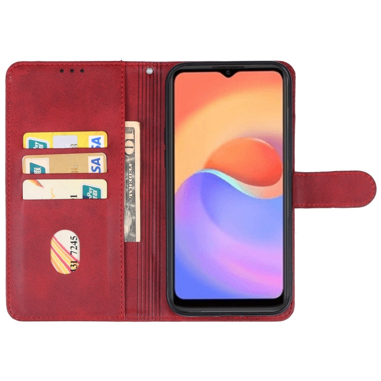 For ZTE Blade A52 Lite Leather Phone Case(Red) - ZTE Cases by PMC Jewellery | Online Shopping South Africa | PMC Jewellery