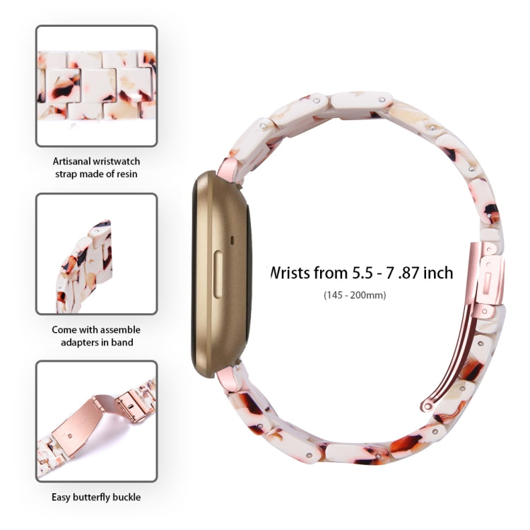 For Fitbit Versa 4 / Sense 2 Universal Resin Watch Band(Nougat) - free shipping - PMC TechLife - Order now!
