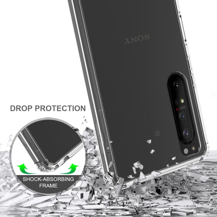 For Sony Xperia 1 II Scratchproof TPU + Acrylic Protective Case(Black) - Sony Cases by PMC TechLife | Online Shopping South Africa | PMC TechLife | Buy Now Pay Later Mobicred