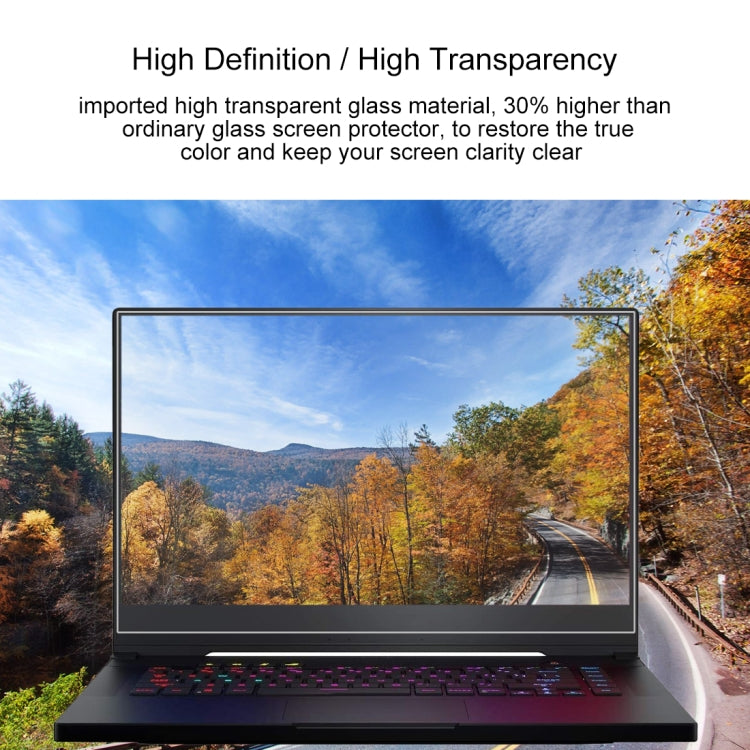 For ASUS ROG Strix G 15.6 inch Laptop Screen HD Tempered Glass Protective Film - Screen Protection Film by PMC Jewellery | Online Shopping South Africa | PMC Jewellery