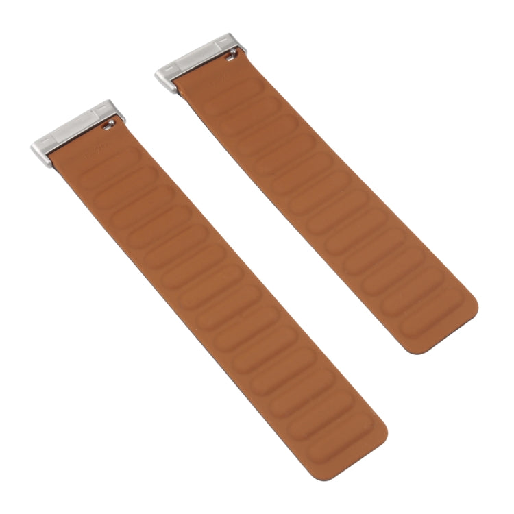 For Fitbit Versa 4 / 3 / Sense 2 20mm Silicone Magnetic Watch Band(White) - free shipping - PMC TechLife - Order now!
