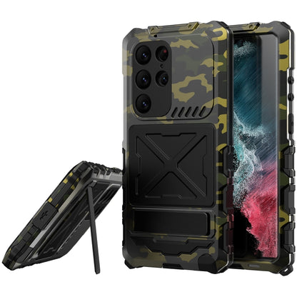 For Samsung Galaxy S23 Ultra 5G R-JUST Life Waterproof Dustproof Shockproof Phone Case(Camouflage) - Galaxy S23 Ultra 5G Cases by R-JUST | Online Shopping South Africa | PMC Jewellery | Buy Now Pay Later Mobicred