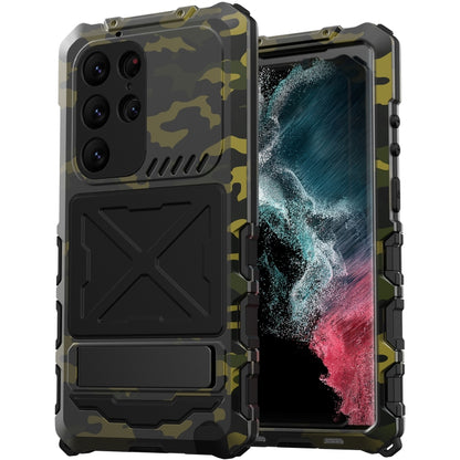 For Samsung Galaxy S23 Ultra 5G R-JUST Life Waterproof Dustproof Shockproof Phone Case(Camouflage) - Galaxy S23 Ultra 5G Cases by R-JUST | Online Shopping South Africa | PMC Jewellery | Buy Now Pay Later Mobicred