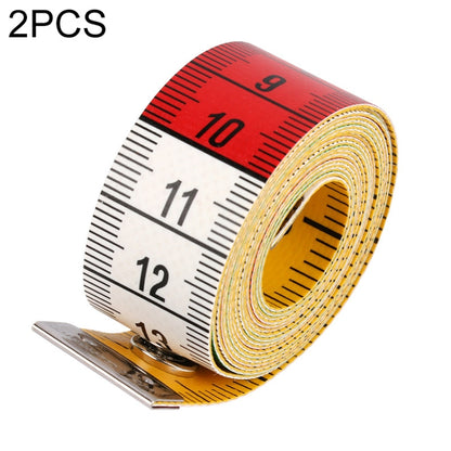 2 PCS 1.5m Button Measuring Tape Tool Measuring Clothes Waist Bust Measurement Sewing Tools - DIY Apparel Sewing by PMC Jewellery | Online Shopping South Africa | PMC Jewellery