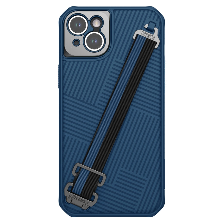 For iPhone 14 Plus NILLKIN Shadow Series Magnetic Magsafe Phone Case(Blue) - iPhone 14 Plus Cases by NILLKIN | Online Shopping South Africa | PMC Jewellery