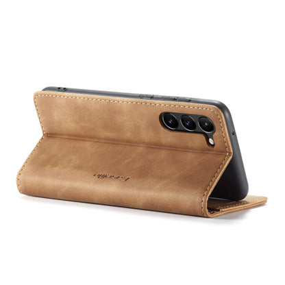 For Samsung Galaxy S23 5G CaseMe 013 Multifunctional Horizontal Flip Leather Phone Case(Brown) - Galaxy S23 5G Cases by CaseMe | Online Shopping South Africa | PMC Jewellery | Buy Now Pay Later Mobicred