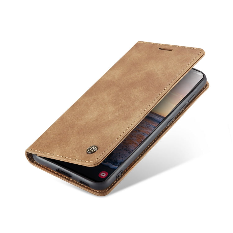 For Samsung Galaxy S23 5G CaseMe 013 Multifunctional Horizontal Flip Leather Phone Case(Brown) - Galaxy S23 5G Cases by CaseMe | Online Shopping South Africa | PMC Jewellery | Buy Now Pay Later Mobicred