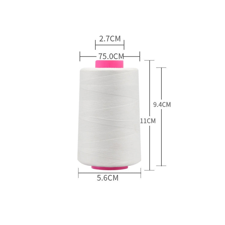 5Rolls 40S/2 Sewing Thread Garment Polyester 5000 Yards Sewing Cotton Thread(Black) - DIY Apparel Sewing by PMC Jewellery | Online Shopping South Africa | PMC Jewellery