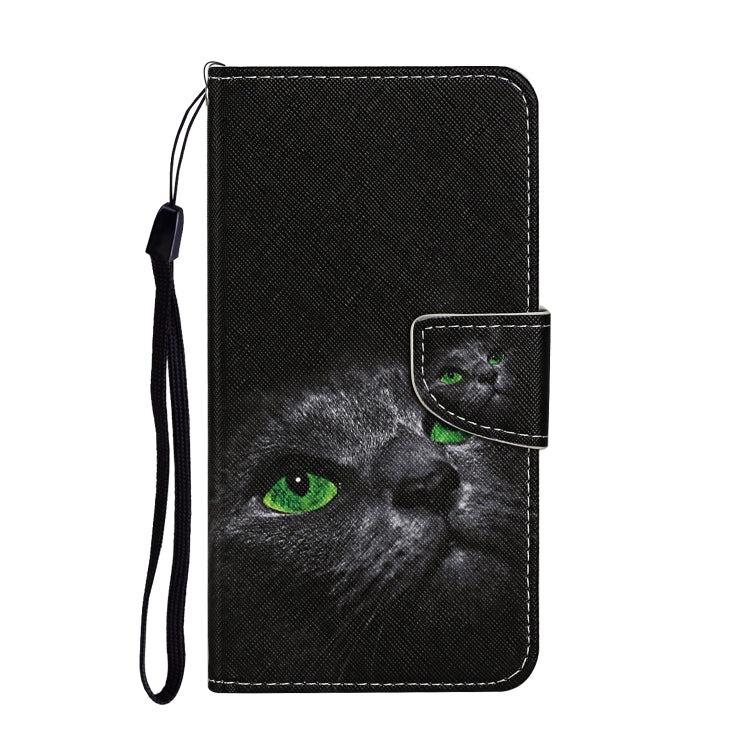 For Samsung Galaxy A34 Colored Drawing Pattern Leather Phone Case(Black Cat) - free shipping - PMC TechLife - Order now!
