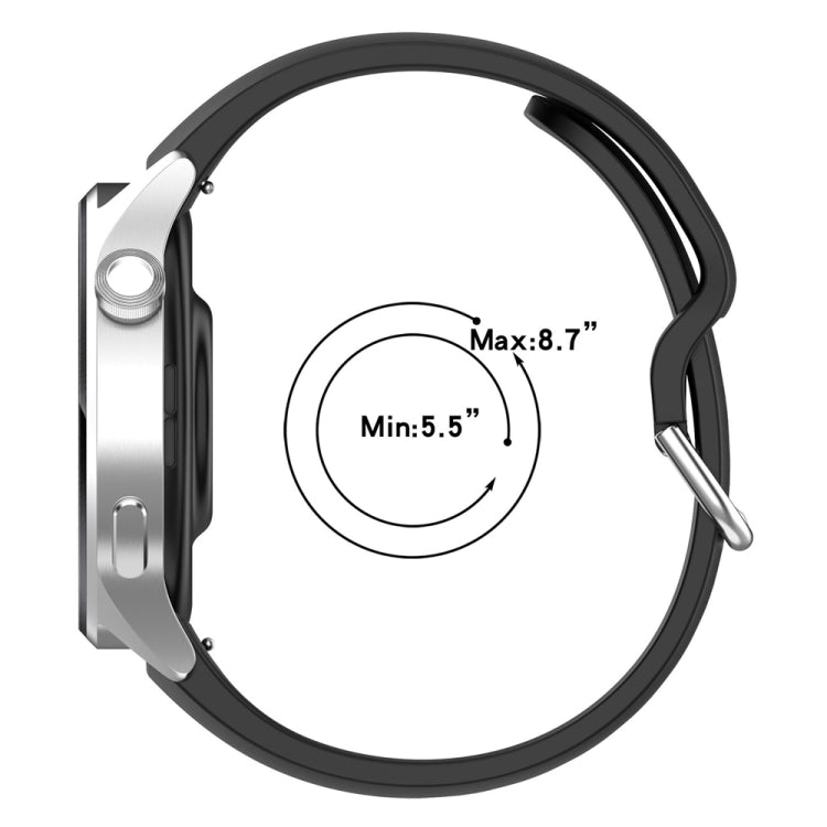 For Xiaomi Watch S2 22mm Solid Color Silicone Watch Band(Grey) - free shipping - PMC TechLife - Order now!