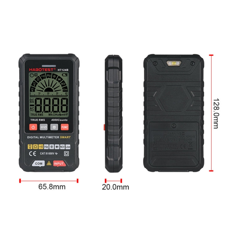 HABOTEST HT124B Mini Digital Display High-precision Multimeter - free shipping - PMC TechLife - Order now!