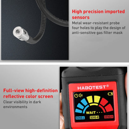 HABOTEST HT601B Combustible Gas Detector Thousand Battery Model with Numerical Display - Gas Monitor by HABOTEST | Online Shopping South Africa | PMC Jewellery | Buy Now Pay Later Mobicred