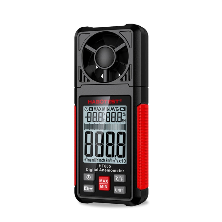 HABOTEST HT605 Portable Intelligent Digital Display Handheld Wind Speed Tester - Tachometers & Anemometer by HABOTEST | Online Shopping South Africa | PMC Jewellery | Buy Now Pay Later Mobicred