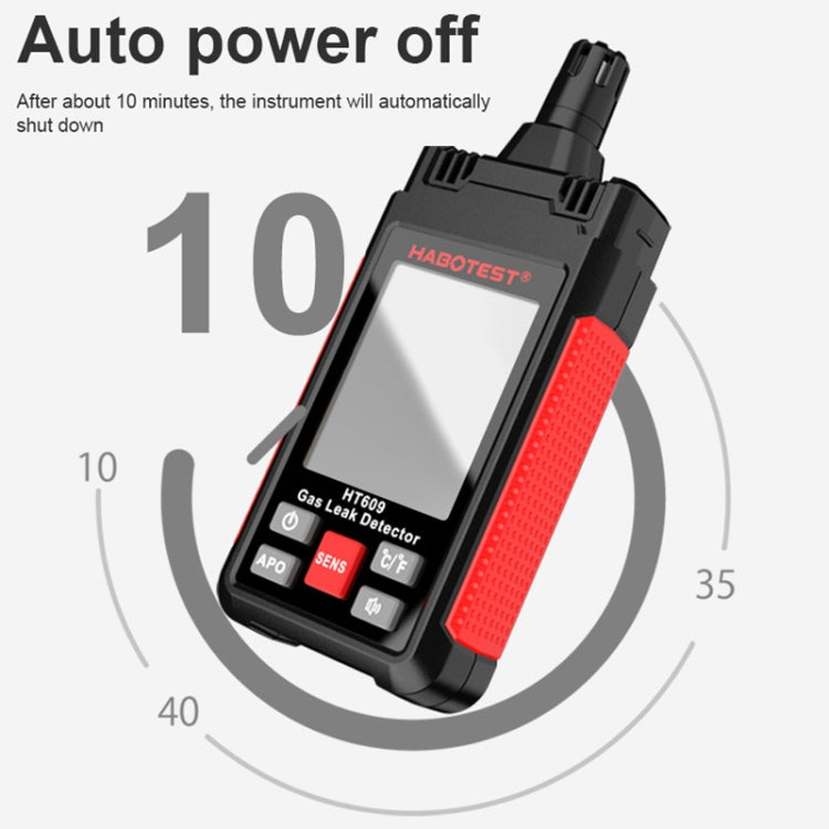HABOTEST HT609 Portable Combustible Gas Detector - free shipping - PMC TechLife - Order now!