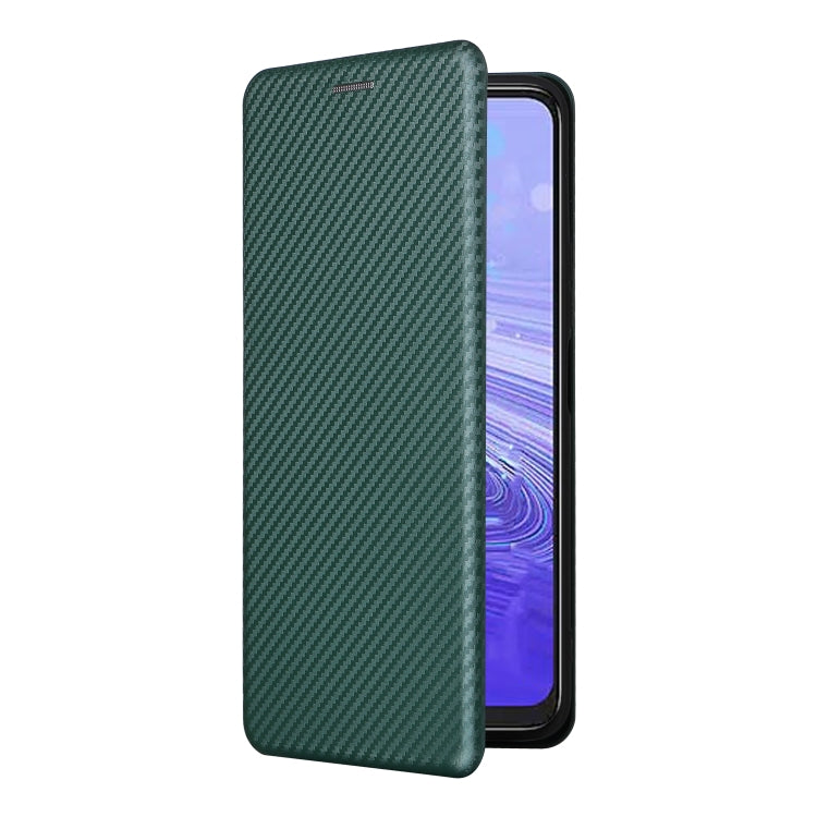 For TCL 40SE Carbon Fiber Texture Flip Leather Phone Case(Green) - free shipping - PMC TechLife - Order now!