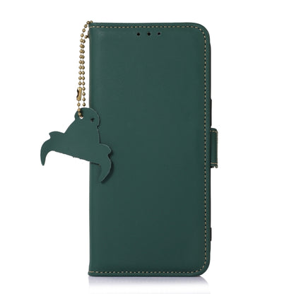 For Xiaomi 13 Pro Genuine Leather Magnetic RFID Leather Phone Case(Green) - 13 Pro Cases by PMC Jewellery | Online Shopping South Africa | PMC Jewellery