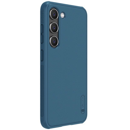 For Samsung Galaxy S23 5G NILLKIN Super Frosted Shield Pro PC + TPU Phone Case(Blue) - Galaxy S23 5G Cases by NILLKIN | Online Shopping South Africa | PMC Jewellery