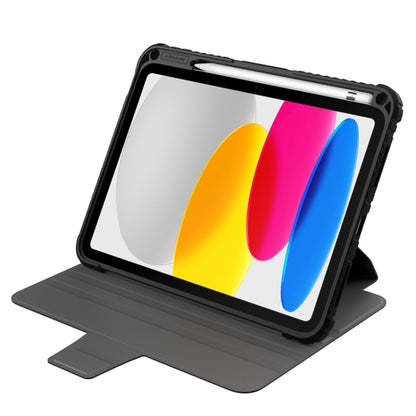 For iPad 10th Gen 10.9 2022 NILLKIN Bumper Snapsafe Multifunctional Leather Tablet Case with Pen Slot(Black) - iPad 10th Gen 10.9 Cases by NILLKIN | Online Shopping South Africa | PMC Jewellery