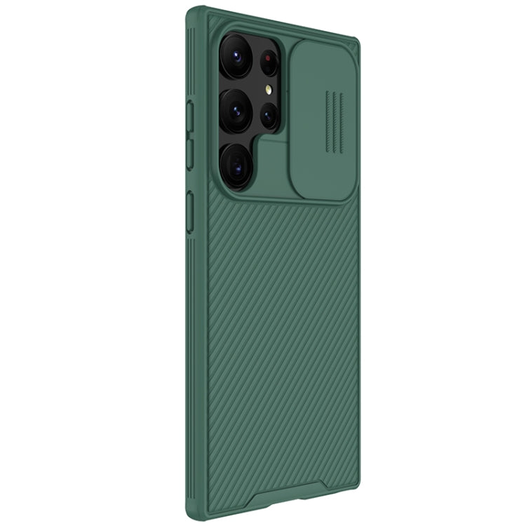 For Samsung Galaxy S23 Ultra 5G NILLKIN Black Mirror Pro Series Camshield Phone Case(Green) - Galaxy S23 Ultra 5G Cases by NILLKIN | Online Shopping South Africa | PMC Jewellery