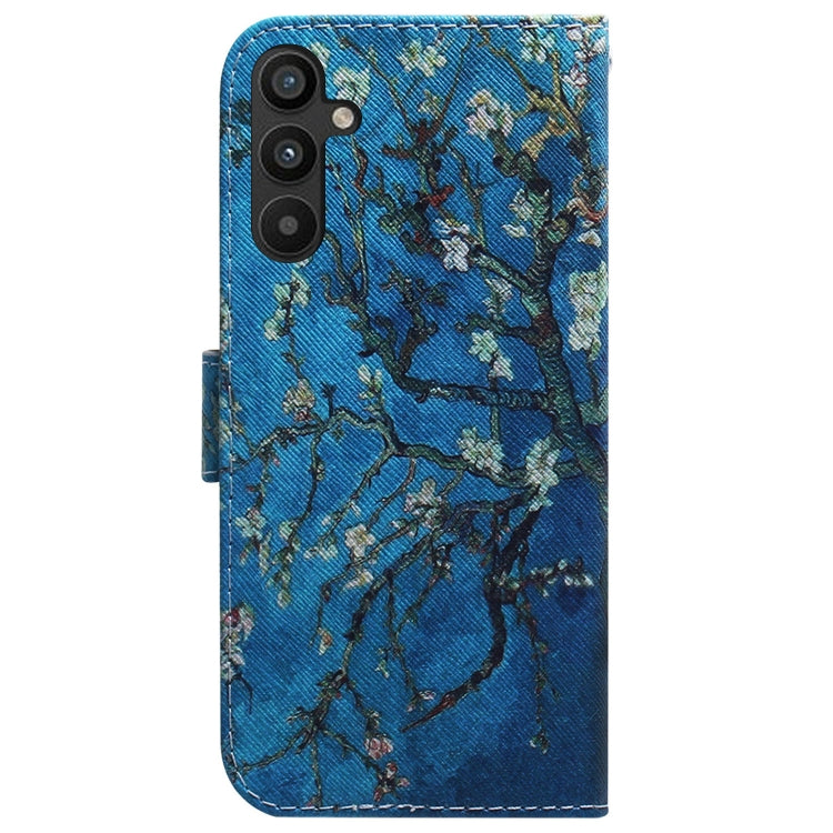 For Samsung Galaxy A34 5G Coloured Drawing Flip Leather Phone Case(Apricot) - free shipping - PMC TechLife - Order now!