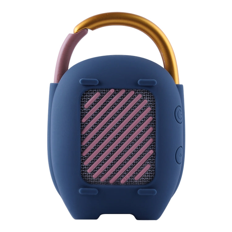 For JBL Clip 4 Wireless Bluetooth Speaker Silicone Protective Case(Blue) - Protective Case by PMC TechLife | Online Shopping South Africa | PMC TechLife