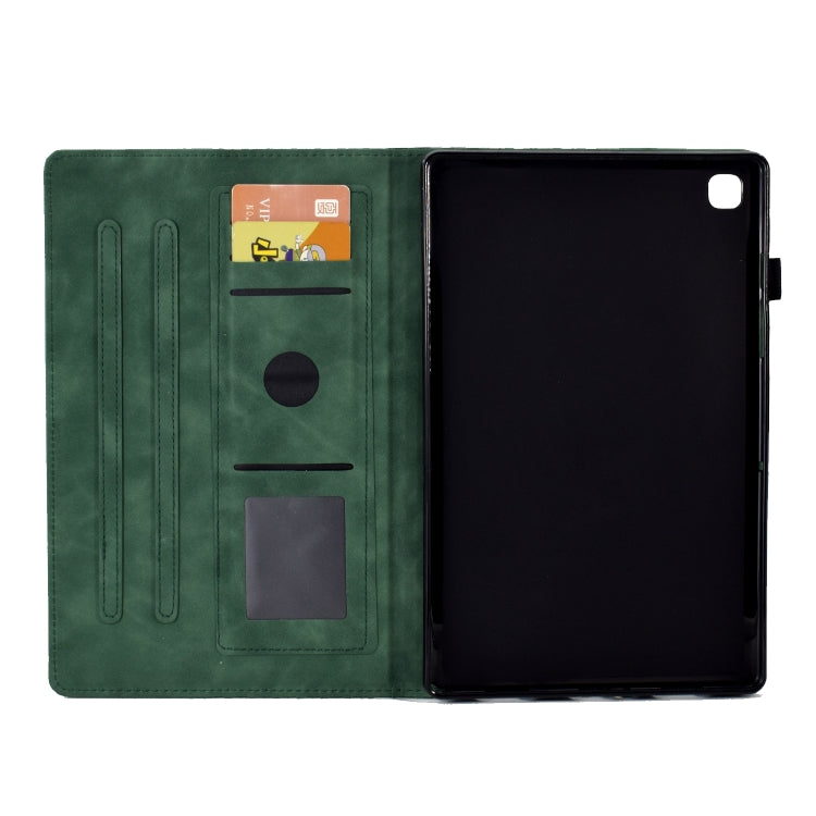 For Samsung Galaxy Tab A7 Lite T220 / T225 Rhombus Embossed Leather Tablet Case(Green) - free shipping - PMC TechLife - Order now!