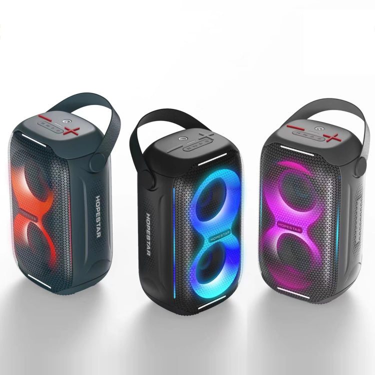 HOPESTAR Party200 mini Portable Tone Pulse RGB Light Bluetooth Speaker(Blue) - Waterproof Speaker by HOPESTAR | Online Shopping South Africa | PMC Jewellery | Buy Now Pay Later Mobicred