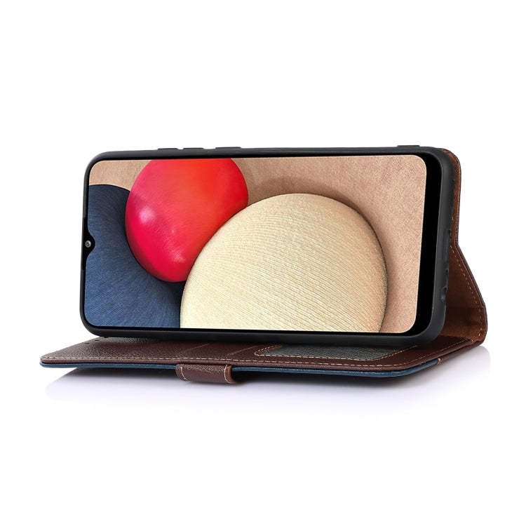 For Xiaomi Redmi 12C / Redmi 11A KHAZNEH Litchi Texture Leather RFID Phone Case(Brown) - free shipping - PMC TechLife - Order now!