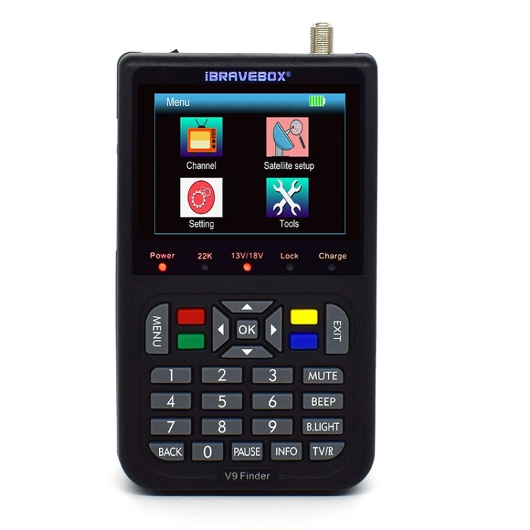 iBRAVEBOX V9 Finder Digital Satellite Signal Finder Meter, Plug Type:AU Plug(Black) - free shipping - PMC TechLife - Order now!
