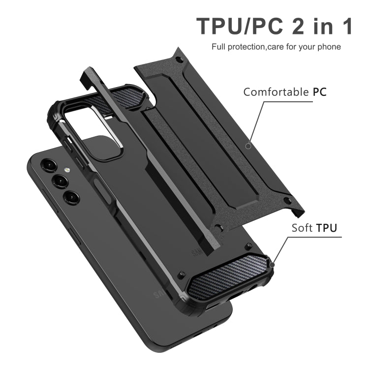 For Samsung Galaxy A14 5G Magic Armor TPU Hard PC Phone Case(Navy Blue) - free shipping - PMC TechLife - Order now!