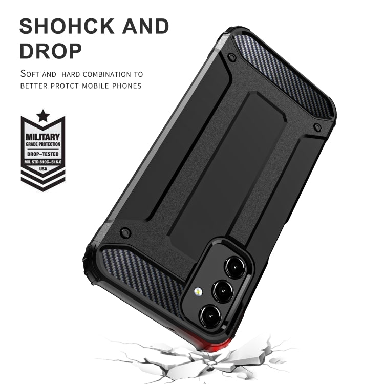 For Samsung Galaxy A14 5G Magic Armor TPU Hard PC Phone Case(Navy Blue) - free shipping - PMC TechLife - Order now!