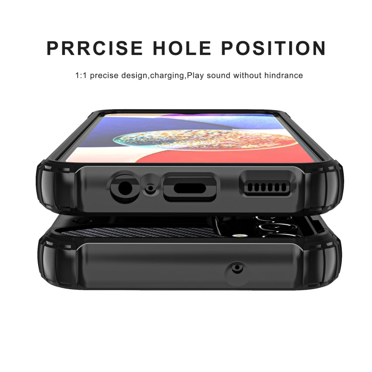 For Samsung Galaxy A14 5G Magic Armor TPU Hard PC Phone Case(Navy Blue) - free shipping - PMC TechLife - Order now!