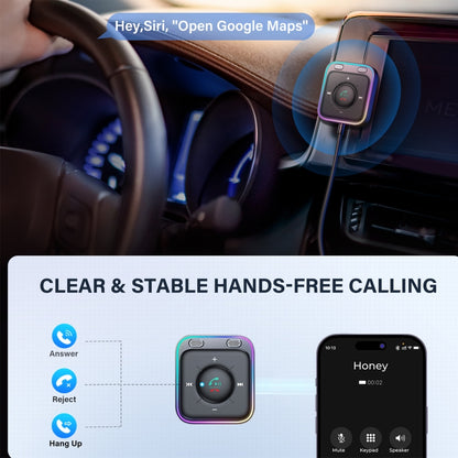 JOYROOM JR-CB3 Bluetooth 5.3 Car Wireless Receiver(Black) - Bluetooth Car Kits by JOYROOM | Online Shopping South Africa | PMC Jewellery | Buy Now Pay Later Mobicred