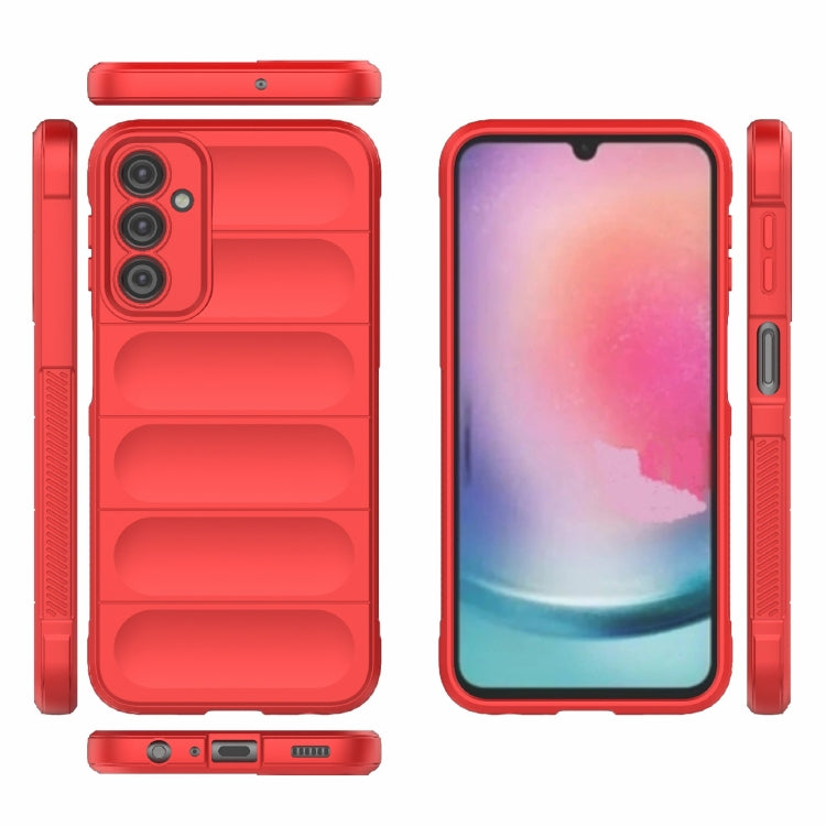 For Samsung Galaxy A24 5G / A24 4G Magic Shield TPU + Flannel Phone Case(White) - free shipping - PMC TechLife - Order now!
