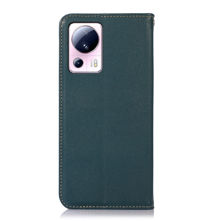 For Xiaomi 13 Lite / Civi 2 KHAZNEH Nappa Top Layer Cowhide Leather Phone Case(Green) - 13 Lite Cases by PMC Jewellery | Online Shopping South Africa | PMC Jewellery