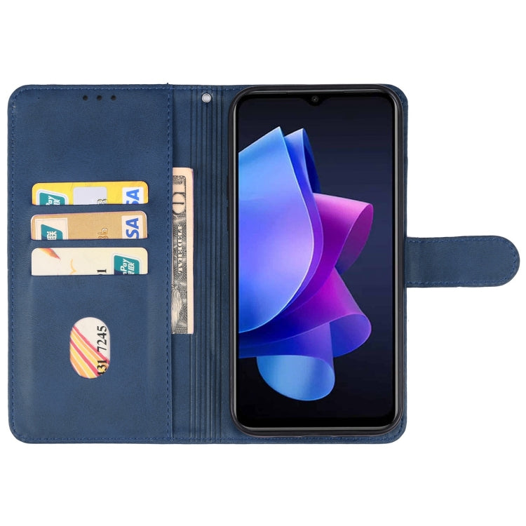 For TECNO Spark Go 2023 Leather Phone Case(Blue) - Tecno Cases by PMC Jewellery | Online Shopping South Africa | PMC Jewellery