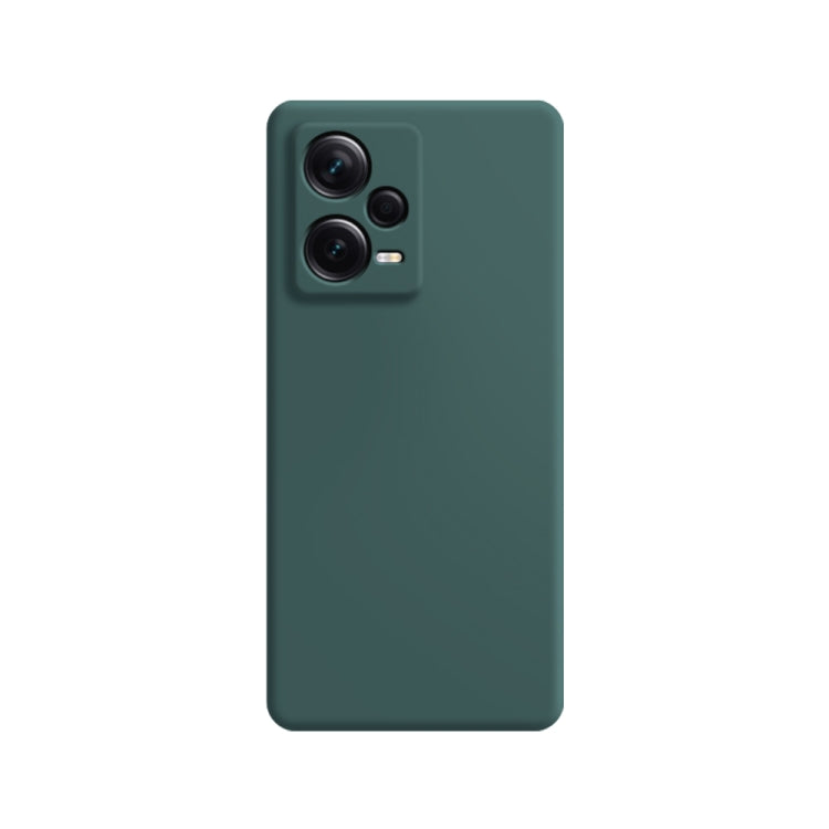 For Xiaomi Redmi Note 12 5G Global Imitation Liquid Silicone Phone Case(Dark Green) - Note 12 Cases by PMC Jewellery | Online Shopping South Africa | PMC Jewellery